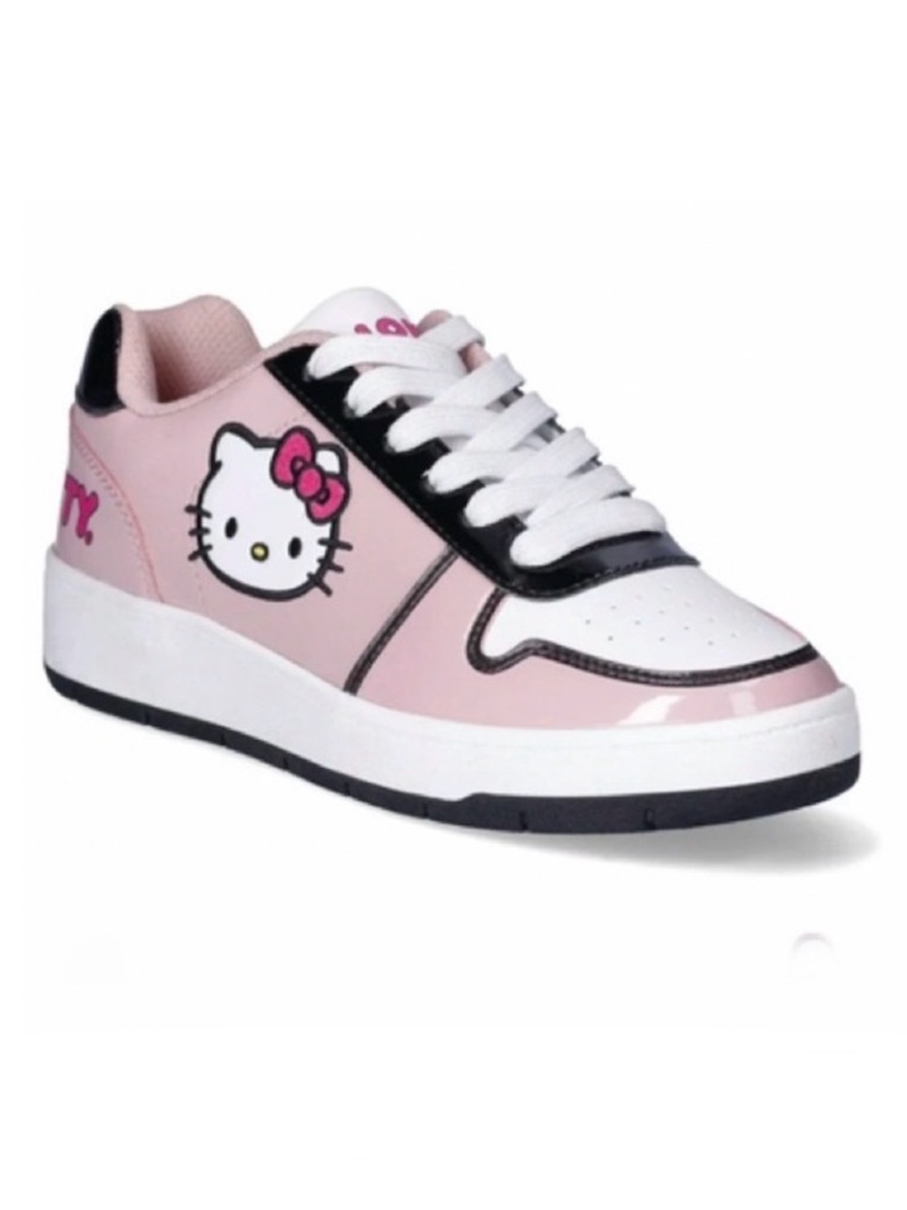 Hello Kitty Pink, White, Black Casual Court Sneakers Size 10 Fashion Sneakers